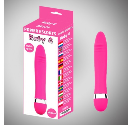 Ruby g pink vibro 18,5 cm / 7,3 inch